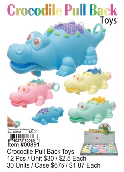 Crocodile Pull Back Toy